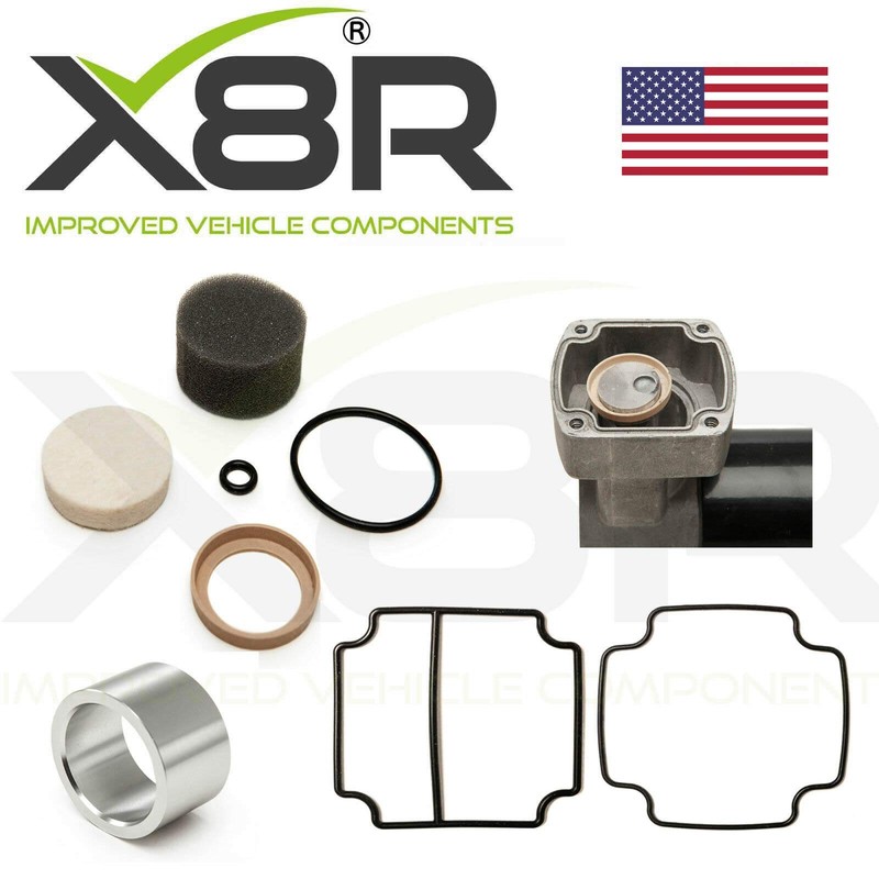 X8R AIR SUSPENSION COMPRESSOR PISTON LINER & SEAL REPAIR KIT