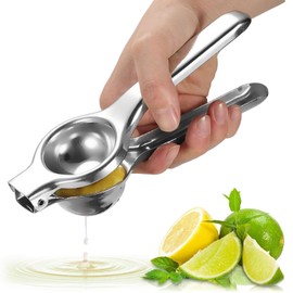 INHHCED Lemon Squeezer, Manual Lemon Squeezer, Manual Metal Citrus Juicer, Lime Squeezer, Manual Citrus Juicer