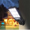 Solar Outdoor Lights 2500LM LED Security Lights with Remote Control,