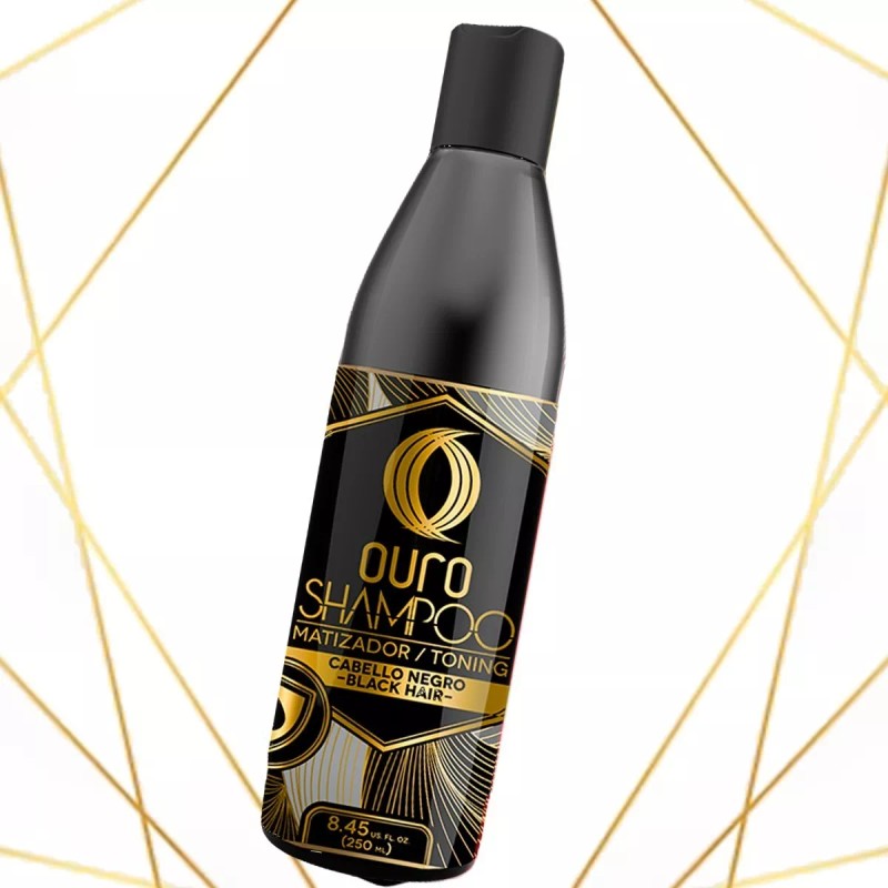 Ouro Shampoo Ouro® Matizador Negro 250 Ml 2 Piezas