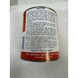 Sheffield Clear Lacquer  32 Oz Sheffield Bronze Paint High Gloss , Brush Or Spray
