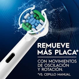 Oral Pro Series Cepillo Dientes Eléctrico Cabezal Redondo Mango Ergonómico Respuestos Presicion Clean Negro