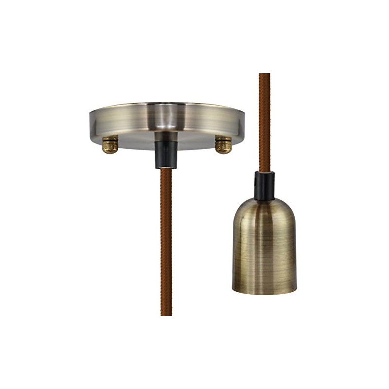 SEGULA Pendelleuchte LED E27 Pendelleuchte Miami Rose-Nickel 50569 Rose, Nickel