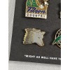 FILSON WILDLIFE ENAMEL PIN SET NWT