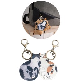 TQUXNGA 2 x personalisierter Muttertags-Schlüsselanhänger, Katzenform, Liebe, für Frauen und Mädchen, Schmuck-Ornament, Stil 3, As detailed discription