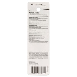 Rimmel London Wonder Swipe 2-in-1 Liner to Shadow - 001 Slay Eyeliner Women 0.058 oz