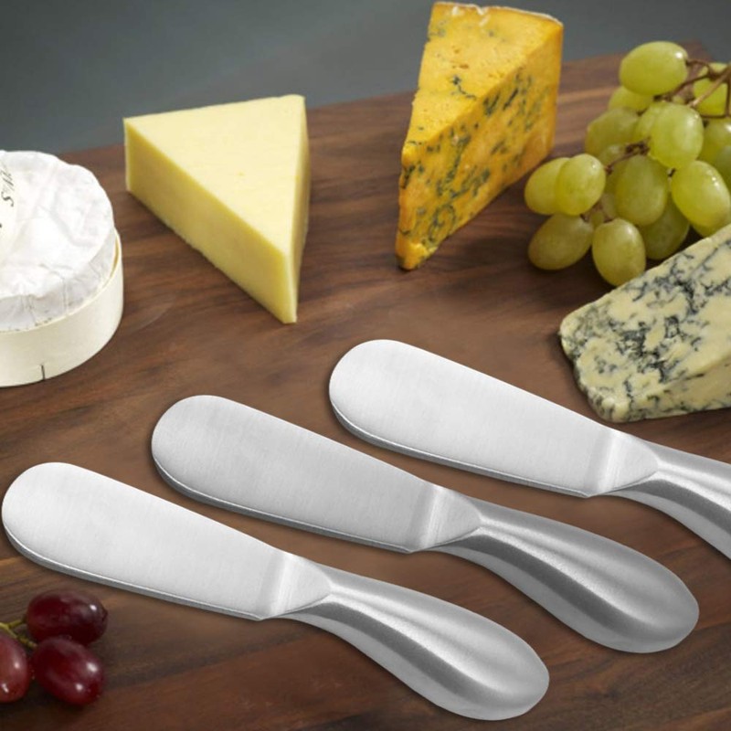 Juego de esparcidor de queso de 4 piezas, cuchillos esparcidor