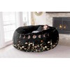HOWSEESNOW 6FT Giant Bean Bag Chair Cover - Soft Fluffy