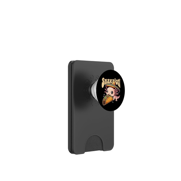 Taco Axolotl Tacos Liebhaber Süßes mexikanisches Tier PopSockets PopWallet für