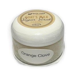 Rustic Charm Farm Goat Milk Sugar Scrub, Orange Clove