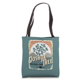 Joshua Tree National Park Vintage Travel Poster Style Retro Tote Bag
