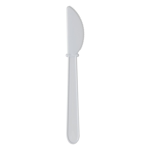 Dixie 4.75" Light-Weight Polystyrene Plastic Knife by GP PRO (Georgia-Pacific), White, LK21, (Case of 1,000)