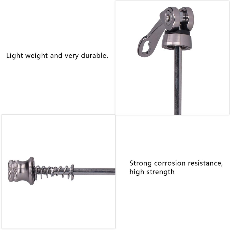 2pcs Bike Quick Release Skewers Bike Front Rear Skewer Accessory