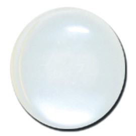 Round Coloured Domed Shank Buttons - 4 Sizes - 7 Colours in The Range White - 15mm Wide (24L) x 5 Buttons
