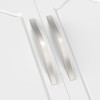 FURNIWARE Pack of 10 Brushed Nickel Kitchen Handles, D-Shape Drawer