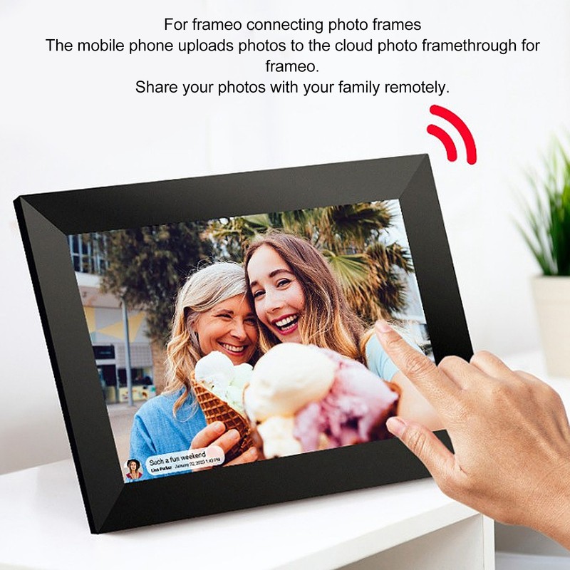 10 Inch WiFi Digital Picture Frame IPS Touch Screen Easy