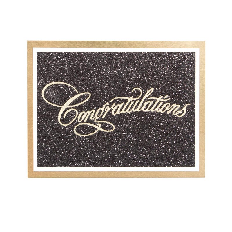 Spellbinders Glimmer Hot Foil Plate-Copperplate Script Congratulations, Multi-Colour, 12.2 x