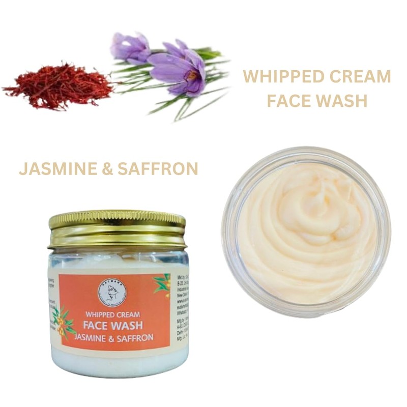 AATMANA Face Wash Jasmine & Saffron | Hydrating Face Wash