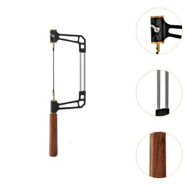 Colcolo Coping Saw,Jewelry Saw Portable Adjustable Hand Saw Wire Saw for Trimming Jewelers Model Making Jewelry Making Hobby Project, Round Handle