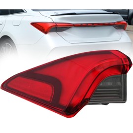 Replacement For Toyota Avalon 2019-2022 TRD/XLE/XSE, Hybrid XLE/XSE Tail Light Assembly Set LED w/Bulb, Left/Driver Side, OEM 81560-07090 / Partslink TO2804145C, CAPA Certified
