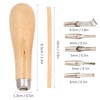 Set of 2 Linoleum Cutter Set Lino Carving Tools for