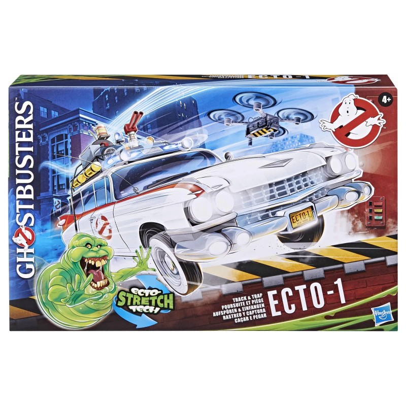 Ghostbusters Ecto 1 Vehicle Toy with Slimer Accessory for Kids