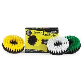 Drillbrush Herramientas de Cocina - Taladro Pincel - Cámara de Limpieza de la Vuelta del Cepillo Kit - Estufa, Estante Horno, Fregadero, Placa Base, Piso - Accesorios de baño - Puerta de la Ducha