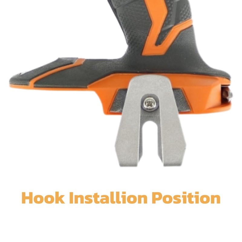 5pcs Belt Clips, Suitable for Rid-gid R86008 18V Power Tools