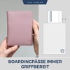 VON HEESEN Passport Holder Leather with RFID Protection for Men