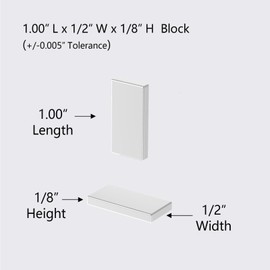 AplysiaTech N52-1.00" L x 1/2" W x 1/8" H - 16 Pack, Neodymium Bar Magnets, Powerful Rare Earth Rectangular Magnets, Block NdFeB Magnet 1 x 1/2 x 1/8 Inch Strong Neodymium Rare Earth Magnet