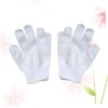 Guantes Exfoliantes de Cinco Dedos para Ducha y Spa Reversibles
