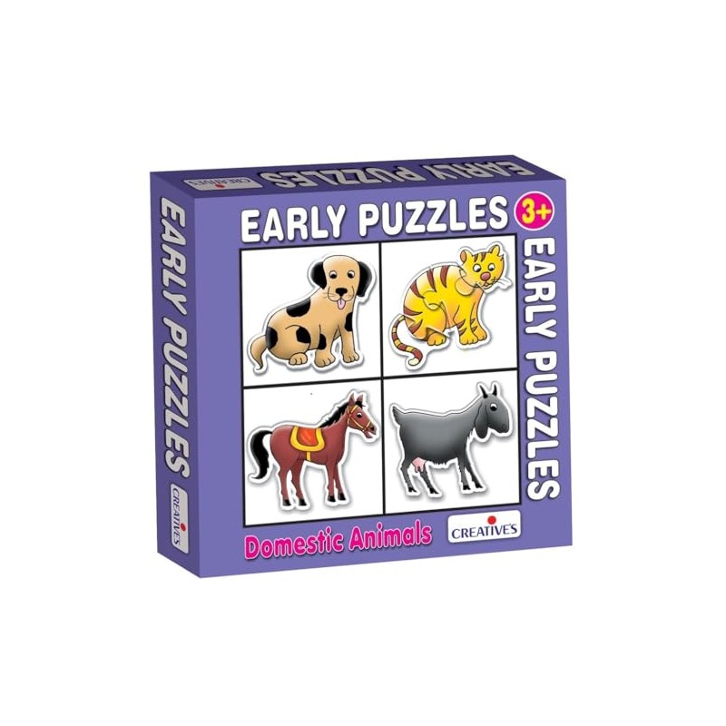 Creative Educational Early Years Domestic Animals Puzzles