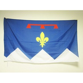 AZ FLAG French Department of Alpes-de-Haute-Provence Flag 2' x 3' for a Pole - France Flags 60 x 90 cm - Banner 2x3 ft with Hole
