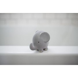 Tikiri Elefant Badespielzeug und Beißring, ab 0 Monaten, Grau