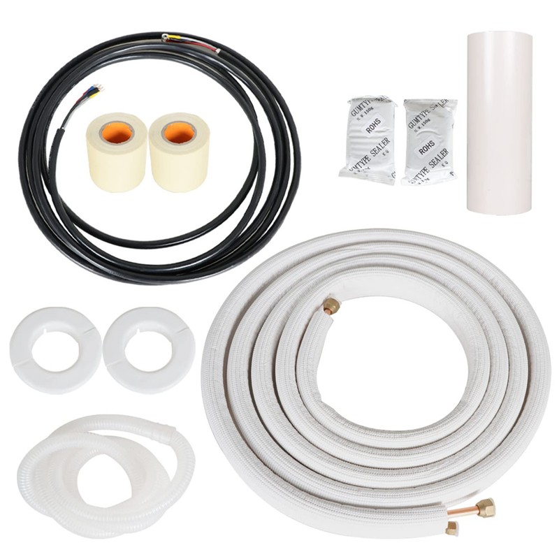 findmall 16FT Air Conditioning Tubing Hose Extension 1/4" and 3/8"