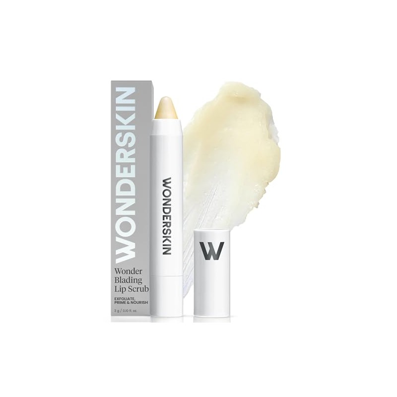 Wonderskin 3-in-1 Lip Exfoliating Scrub and Moisturising Cream, Lip Scrub,