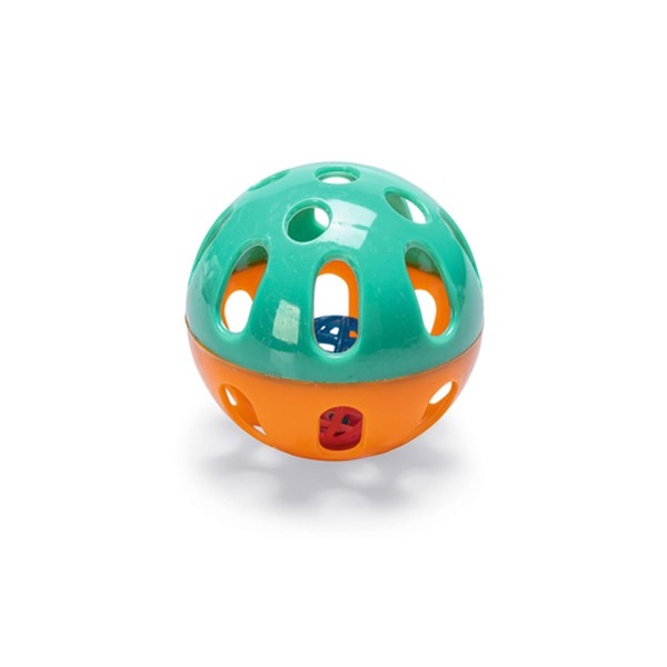 Beeztees Plastic Jingle Ball for Rodents Assorted, 9 cm
