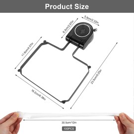 Abflusssieb Küchenspüle mit Saugnapf, Küche Rückstände Filter Faltbarer Waschbecken Sieb mit 100 Filterbeuteln, 2 in 1 Sink Strainer und Lappenaufbewahrungsregal