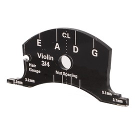 Violin Bridge Reference Tool Acrylic Accurate Violin Bridge Mold Fingerboard Making Template Measure Tool 3/4