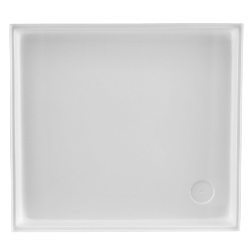 Tough Grade RV Shower Pan with Corner Drain | 27"
