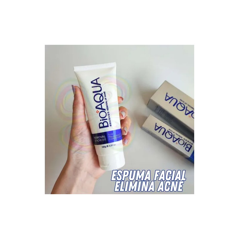 Crema Facial Pure Skin Limpiador De Acné Y Grasa 100gr