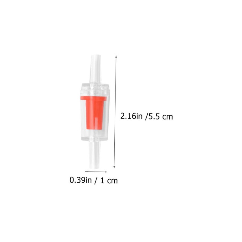 Operitacx 18pcs Mild Abs Aquarium Air Pump Non-Return Check Valves