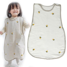 BRILBE Sleeper Kids Gauze, 4 Layers, 6 Layers, All Year, Organic Cotton, Heat Retention, Breathable, Soft, Napping, Baby, Bath, Swaddling, Gauze, Absorbent, Sensitive Skin, Anti-static, Cotton