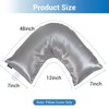 Pillowcase Cover Compatible with L-Shaped Contour Body Pillow, Comfortable and
