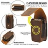 NUTUCH Leather EDC Multitool Sheath with Flip Closure | Leather