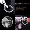 JADXSOP Car Key Holder, Carabiner, Double Ring, Keyring, Hook, One-Touch,