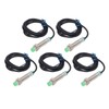 5PCS 2 Wire NO Proximity Switch Distance Detection Approach Sensor