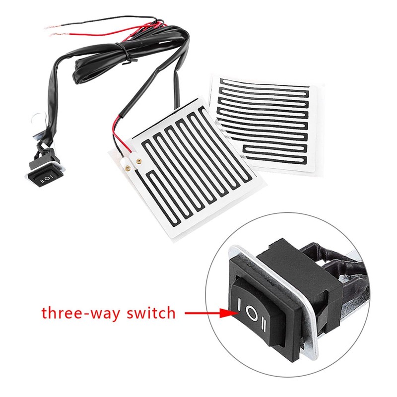 Moofey 12v Heated Motorcycle Grips, Handlebar Pad Fits Universal Grip