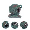 Sosoport Aquarium Accessories Fish Tank Hideout Cave Decor Diving Helmet