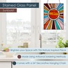 RIVER OF GOODS 14.5" Stained Glass Window Panel - Tiffany-Style